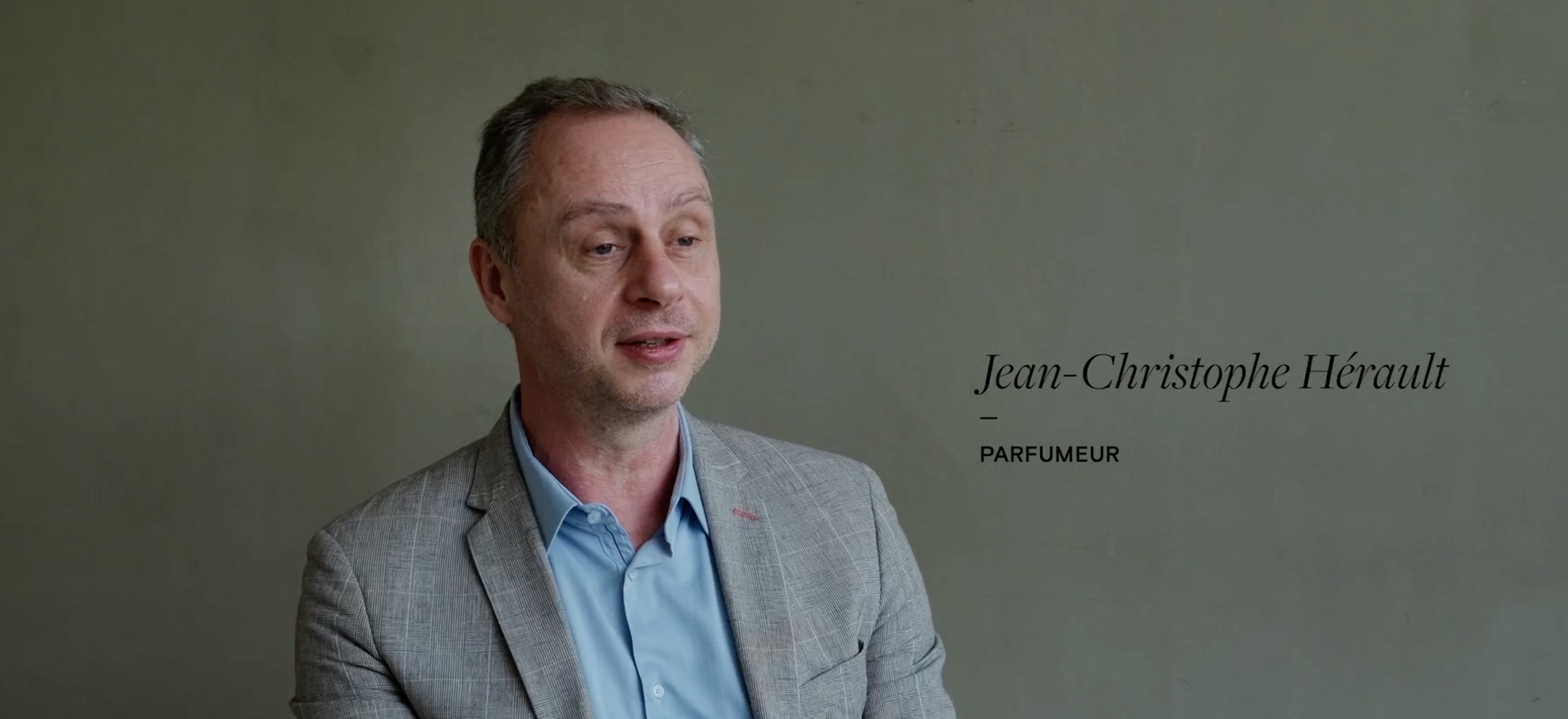 Load video: Perfumer Jean-Christophe Hérault talks about his creation Sweet Disruption. W.T., the new fragrance from Maison D&#39;ORSAY